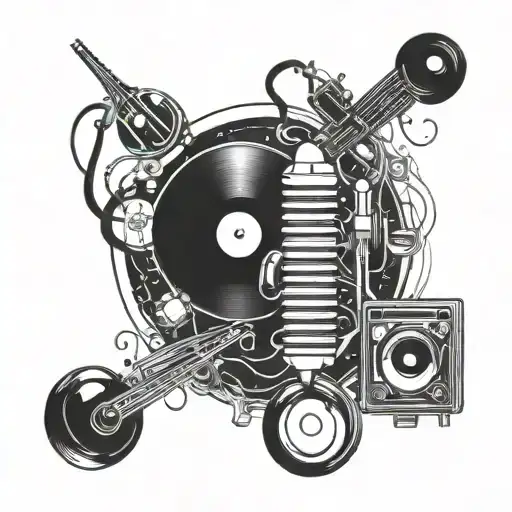 Techno Music Black Januar