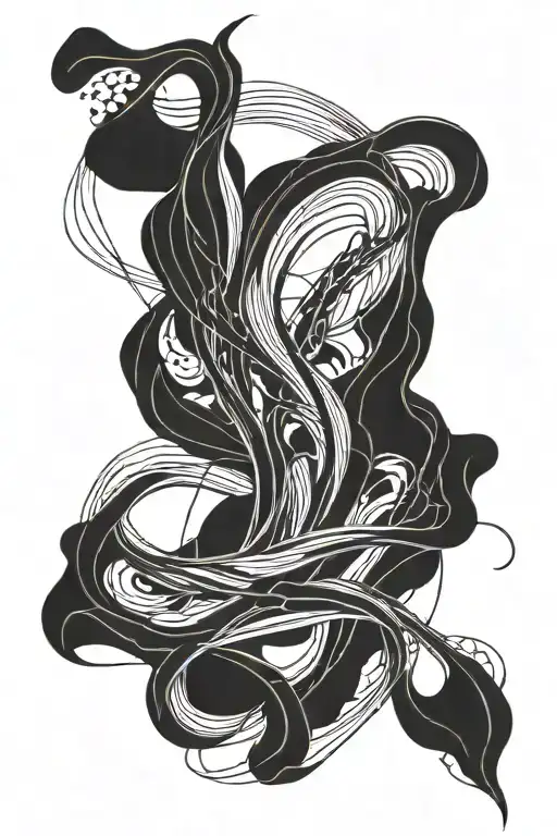 Abstract Lines Flowing Lines