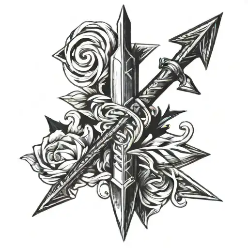 Arrow Wrapped Tightly