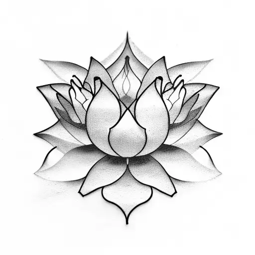 Long Lotus Flower