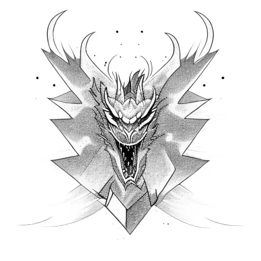 Dragon Shooting Lighting Bolts