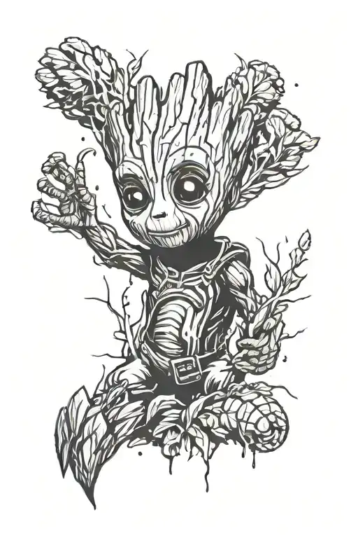 Guardians Of The Galaxy Groot And Rocket
