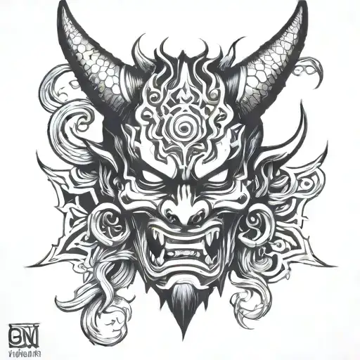 Oni Demon Mask