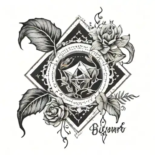 Diamond With Dying Plants Around It And The Words So Much Older Than I Ever Thought I Would Be