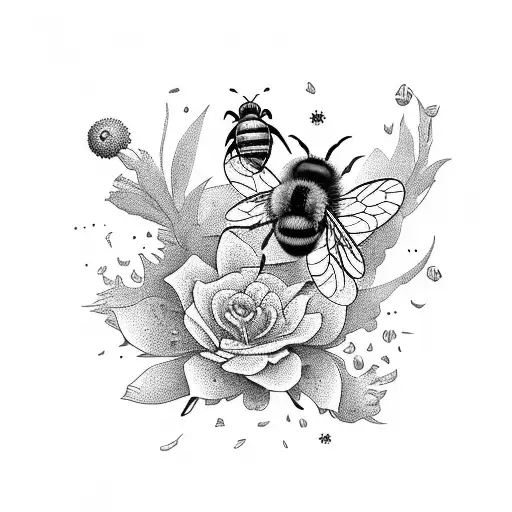 Honey Bee Surround D By Edelweiss With Honeycomb