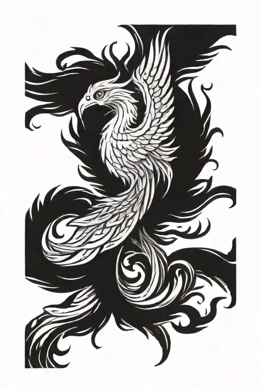 Phoenix Rising From The Ashes