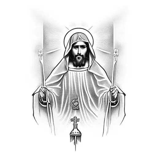 Jesus With Virgin Mary