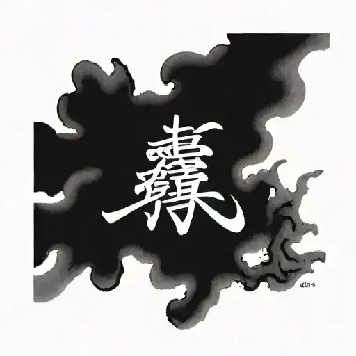 Broken Chinesebrush Writting