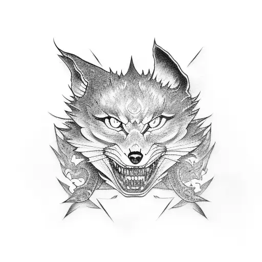 Evil Looking Kitsune