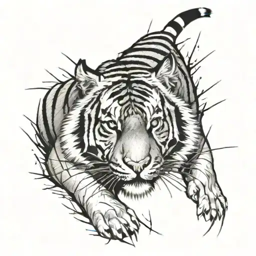 Tiger Scratch Marks