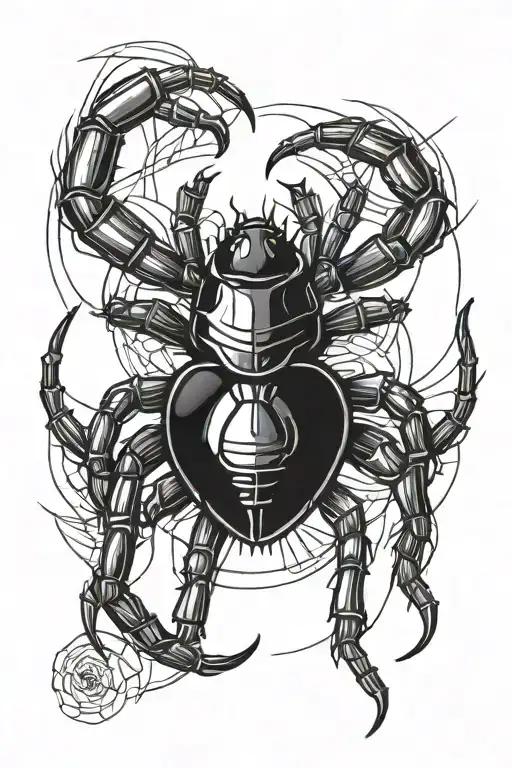 Black Widow Spider Hang Loose