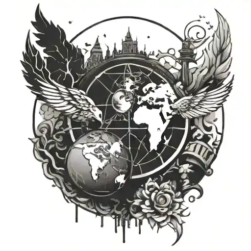 A World Where It Represents The Evil World Vs The Light Of God