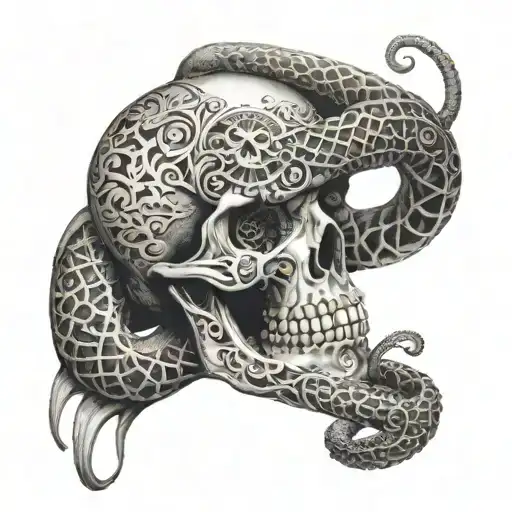 Skull And Cobra