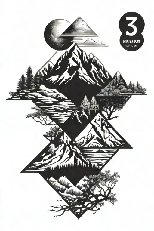 3 Mountains In Nature Inspired