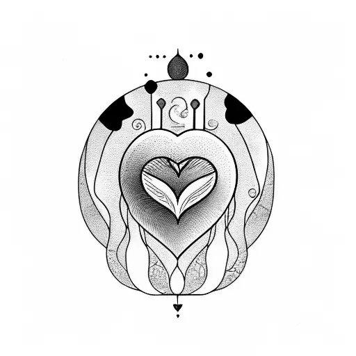 Heart In 7 Phases Of The Moon