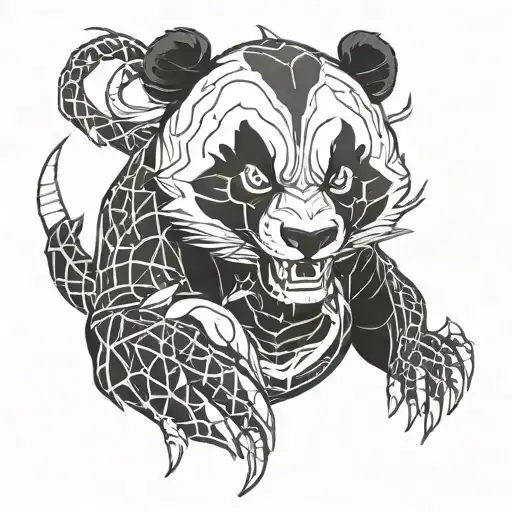 Panda And Venom Marvel