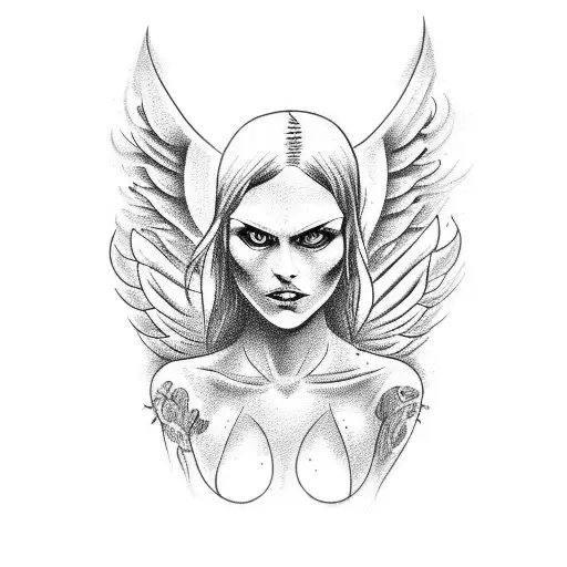 A Demon Trying To Change Into Angel