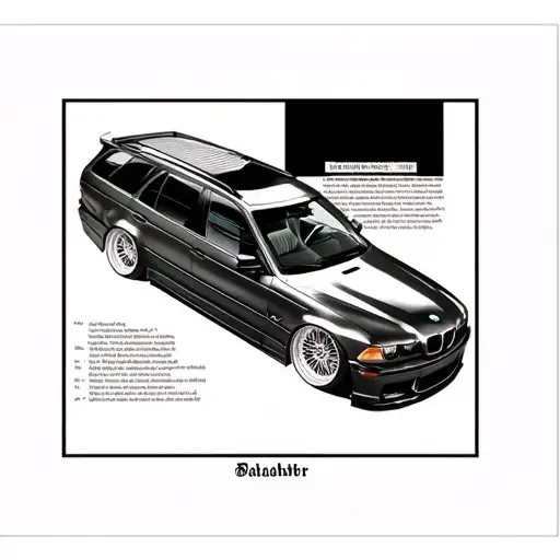 Bmw E39 Touring Low Tuning Car 19 Zoll Gtr