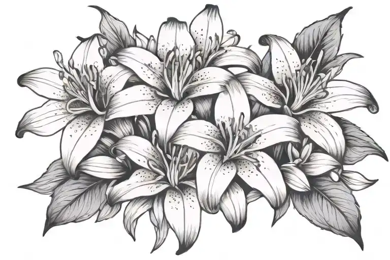 Scout Lily Flower With Flowers