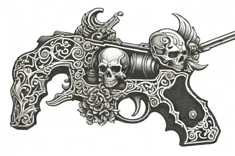 Skull Gun Morphing