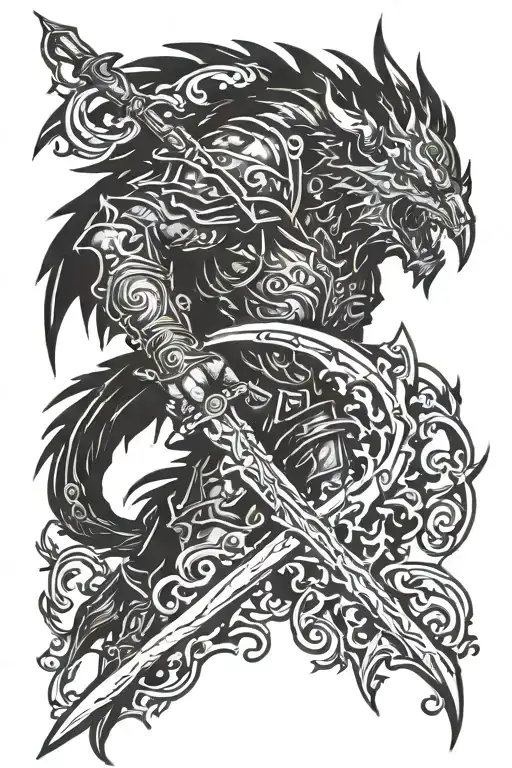 Berserk Dark Symbolistic