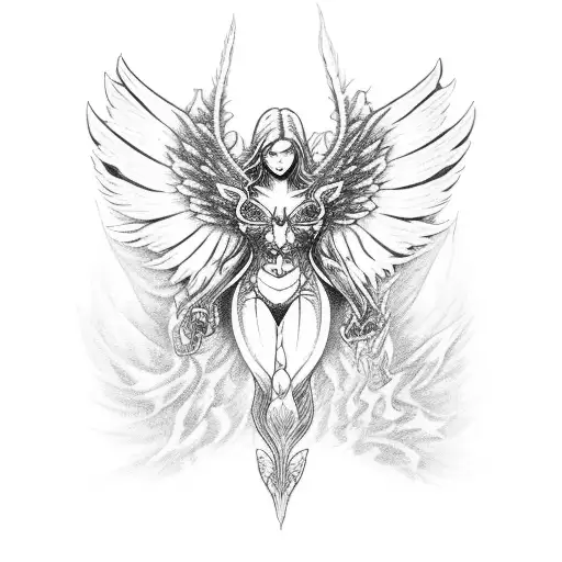 Angels And Demons With Fire