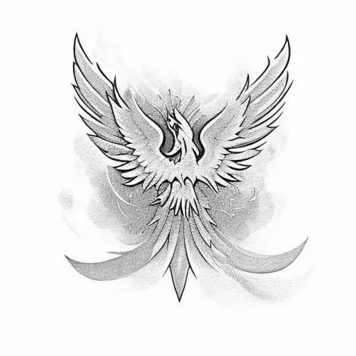 Phoenix For Chest And Arm