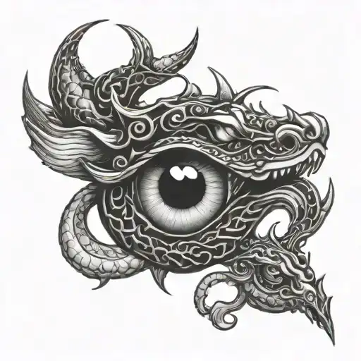 Horizontal Dragon Eye