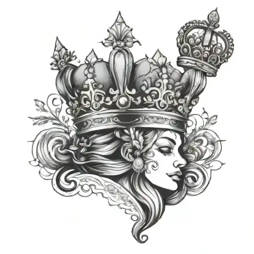 Woman Queen Crown