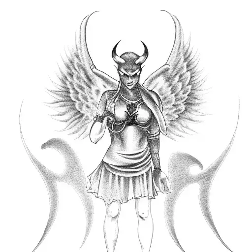 Devil And Angel Dancing