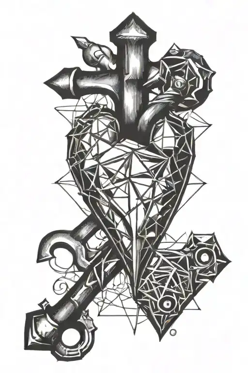 Diamond Heart And Hammer