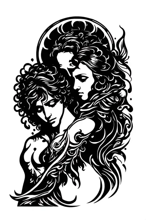 Father Protection Is Son And Wife