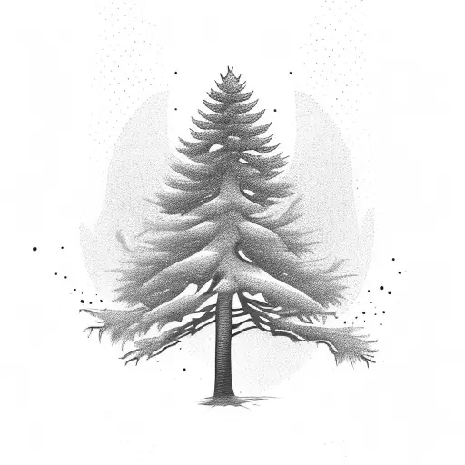 Pine Tree On Body Side