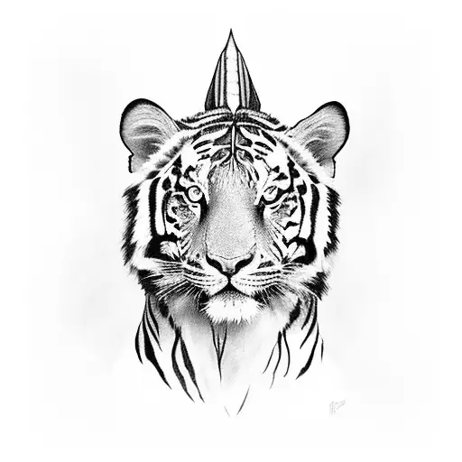 Neytiri From Avatar With The Tiger From Life Of Pi