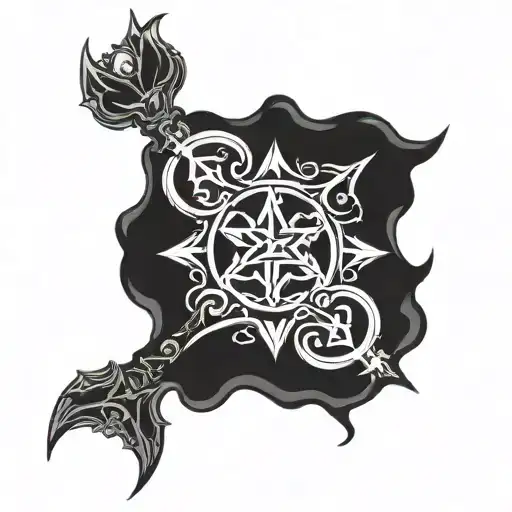 Malenia Blade Of Miquella And Elden Ring Logo Intertwined