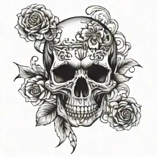 Skull With