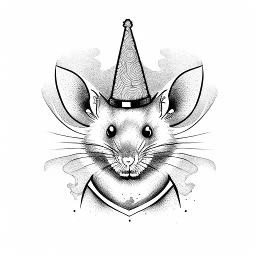 Rat With A Witch Hat