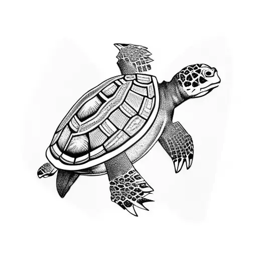 Polynesian Turtle Cheat Shoulder Arm