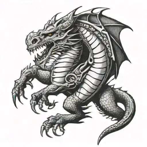 Dragon Medieval Knight