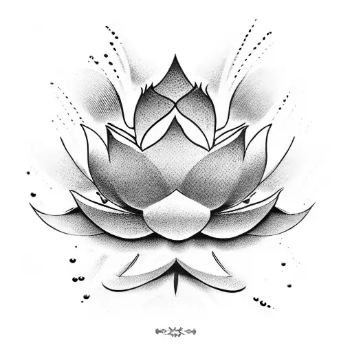 Lotus Flower With Water Filler