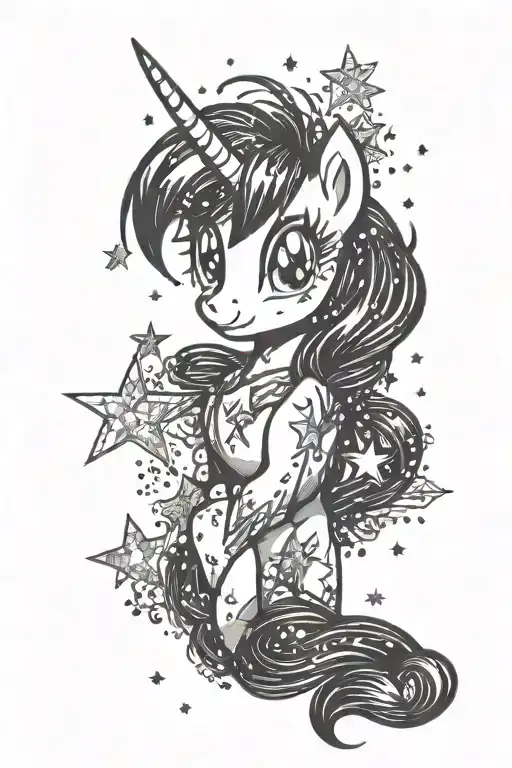 My Little Pony Twilight Sparkle Stars Scattered
