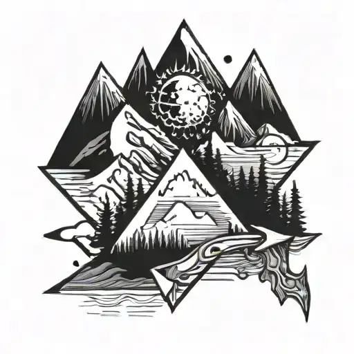 Moon Mountains Crystal Arrow Piercing