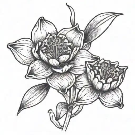 Daffodil Water Lily Cosmos Flower