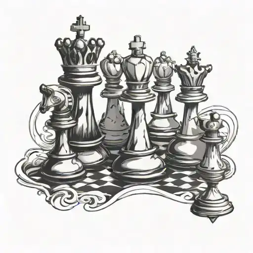 King Chess Piece Made