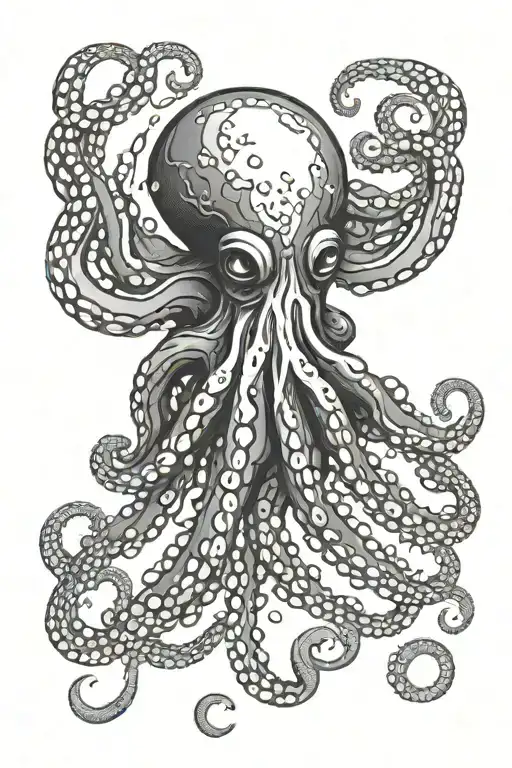 Negitive Space Octopus