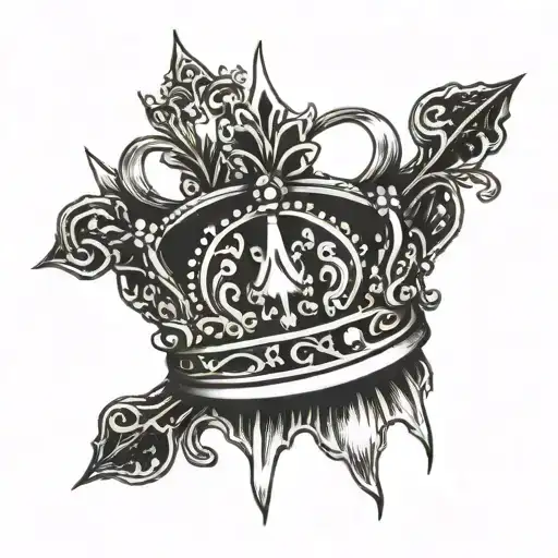 Gothic Crown Ring Finger