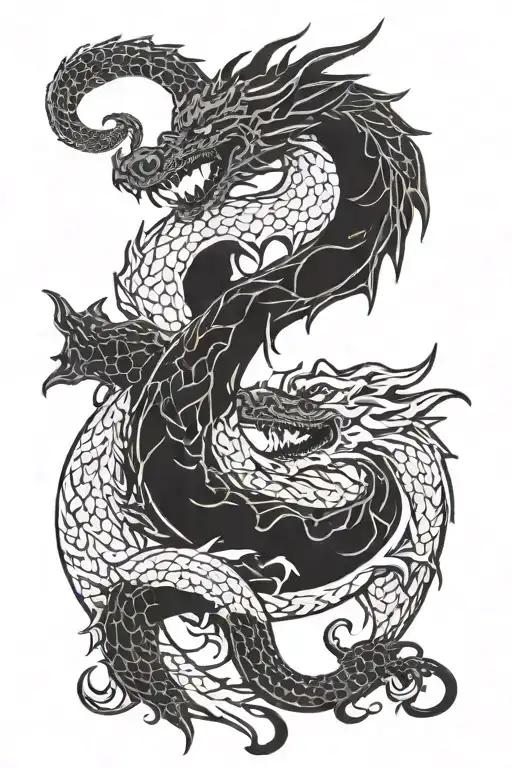 Dark Dragon Yin Yang