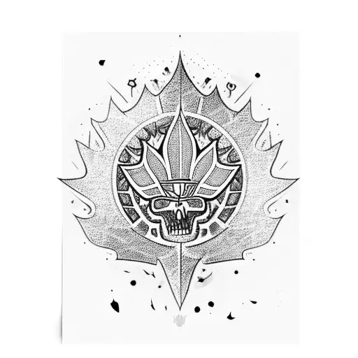 Combine Azteca Calendar With Canadian Maple Leaf