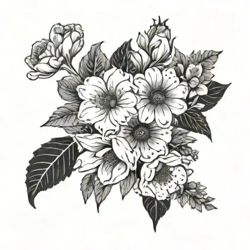 Birth Flower Bouquet