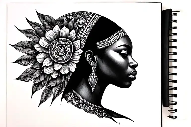 African Goddess Emerging